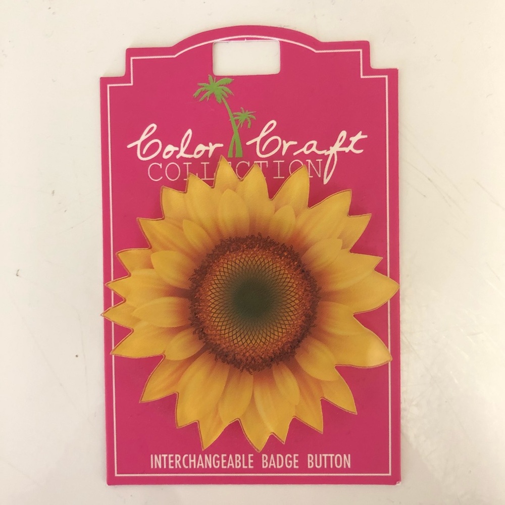 Color Craft SUNFLOWER Interchangeable ID badge Top